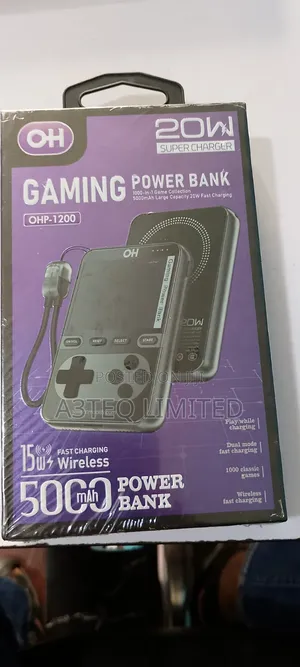 Gaming Power Bank With 1000 in Built Game.
