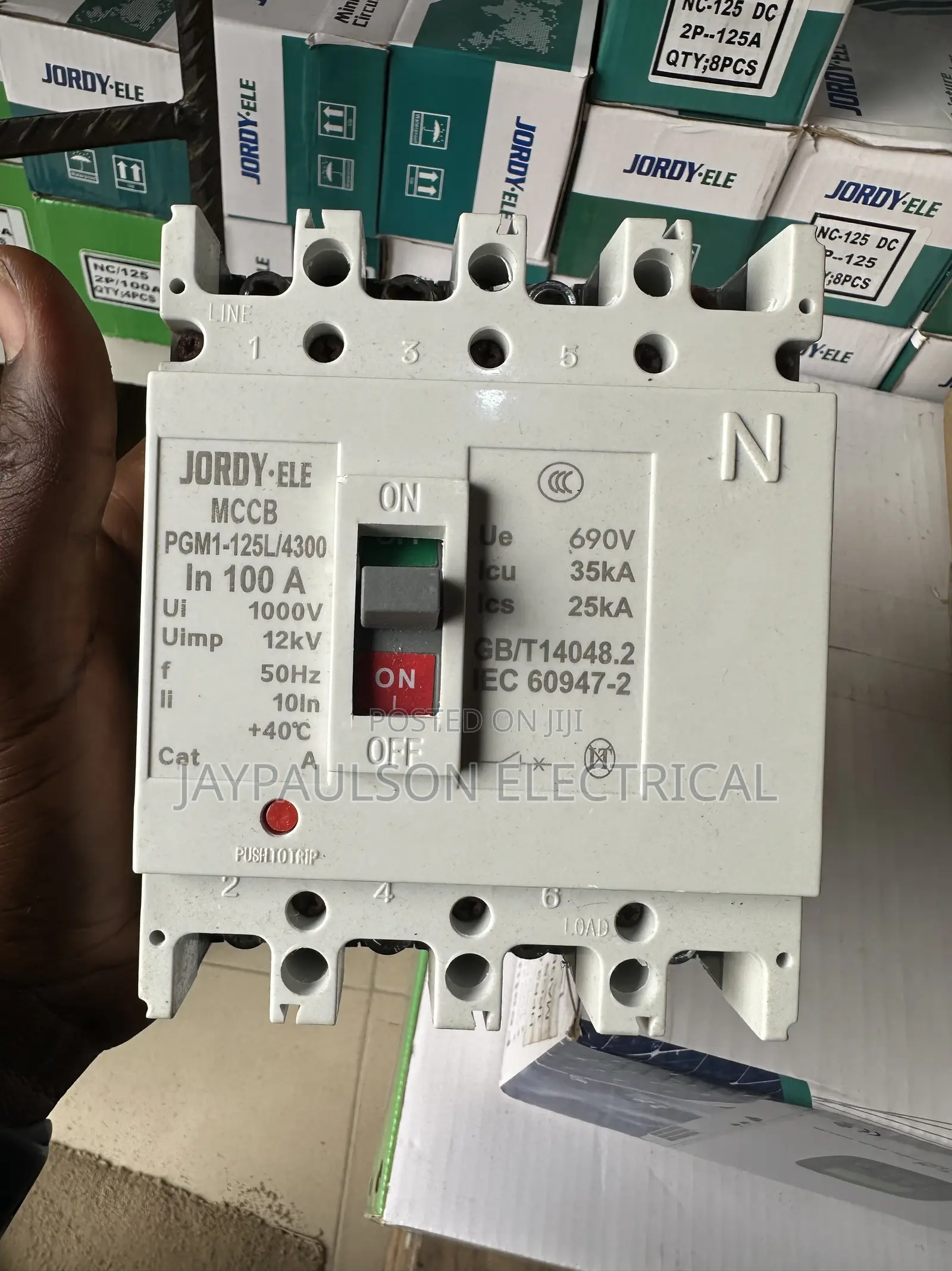 McBride 125A 4 Pole Breaker