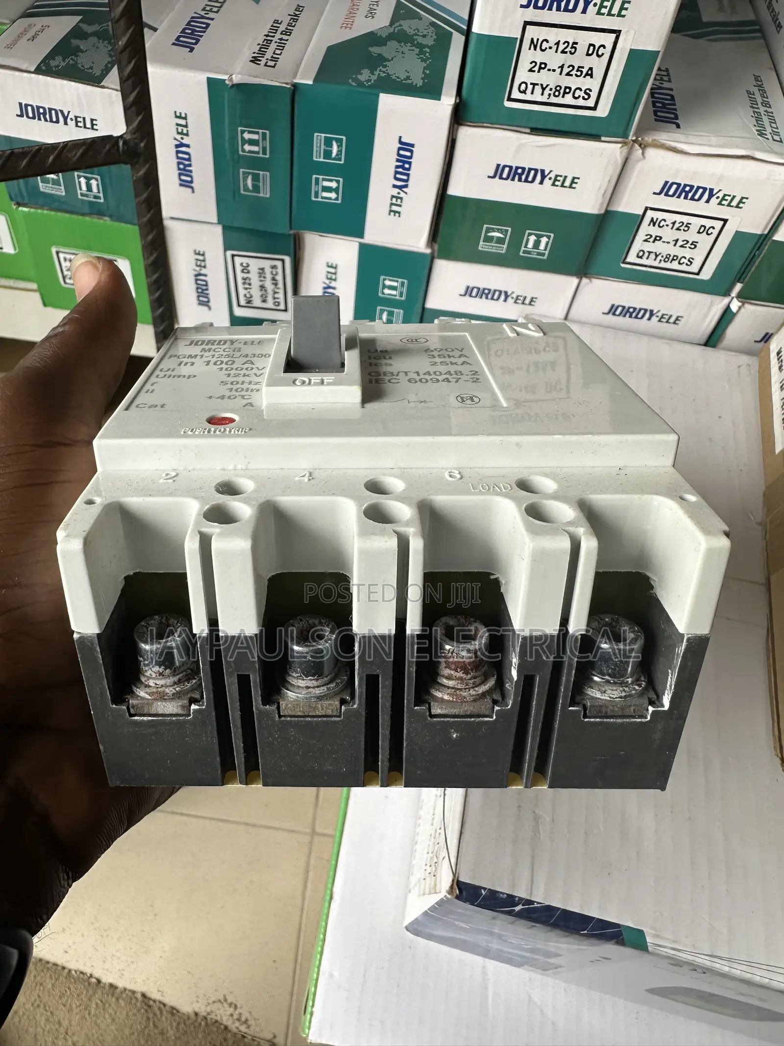 McBride 125A 4 Pole Breaker