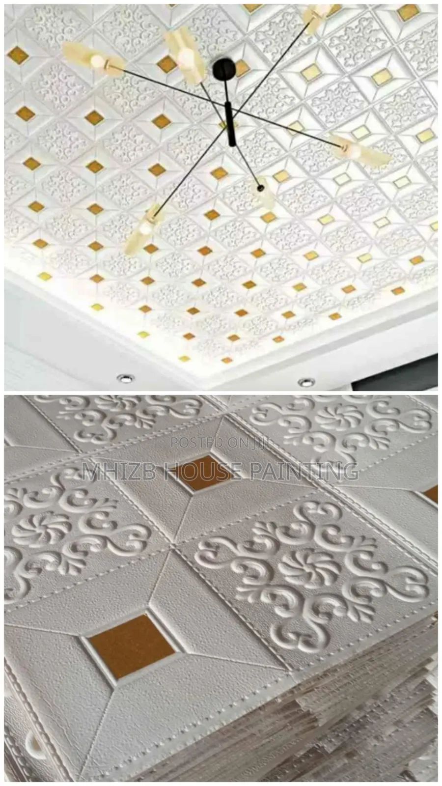 Wallpapers, Cornice, 3d Adhesive Ceiling Stickers