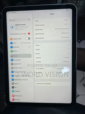 Apple iPad 10.2 (2021) 64 GB Silver