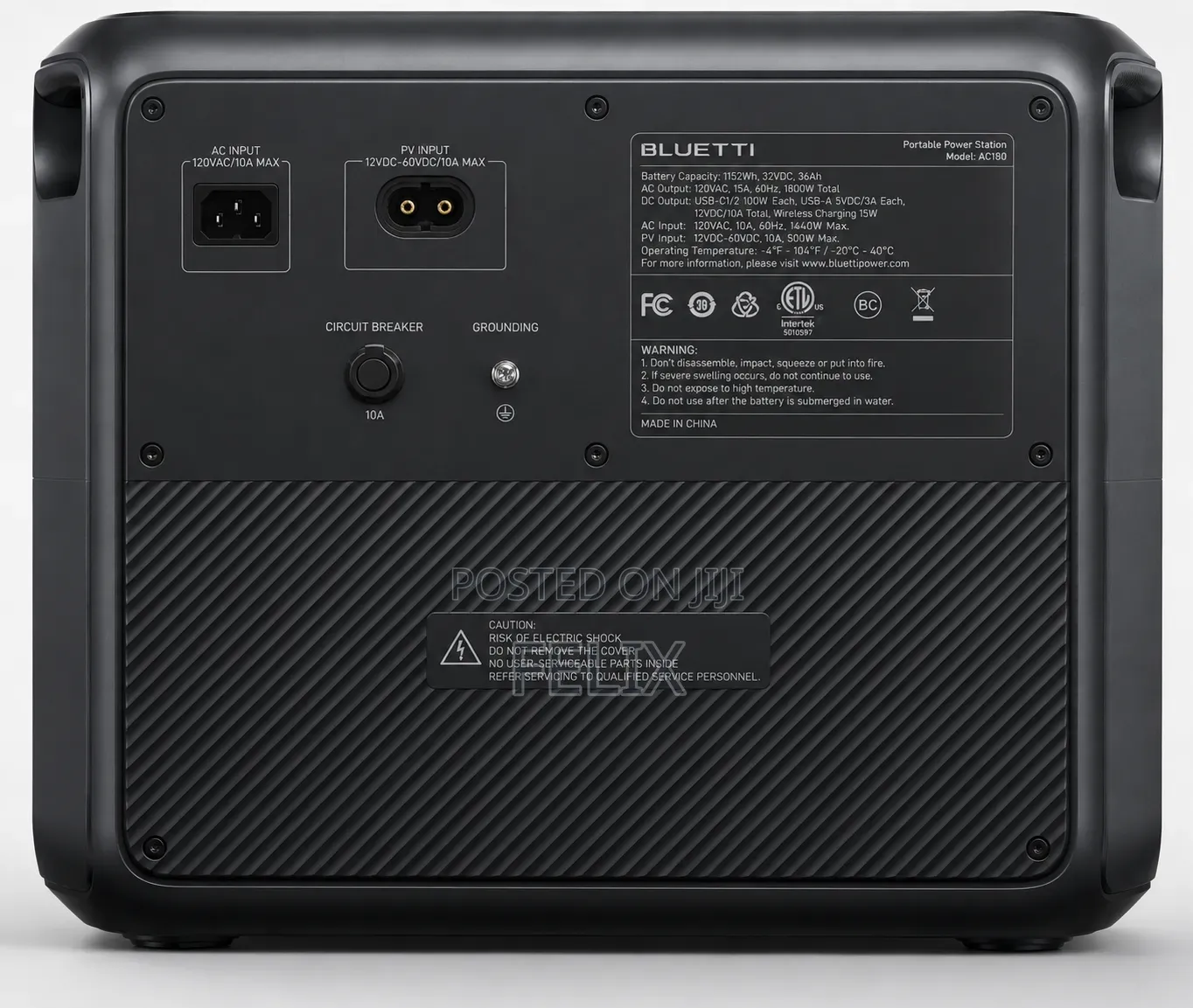 Bluetti Ac180 Solar Generator