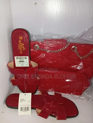 Combo Slippers and Bag