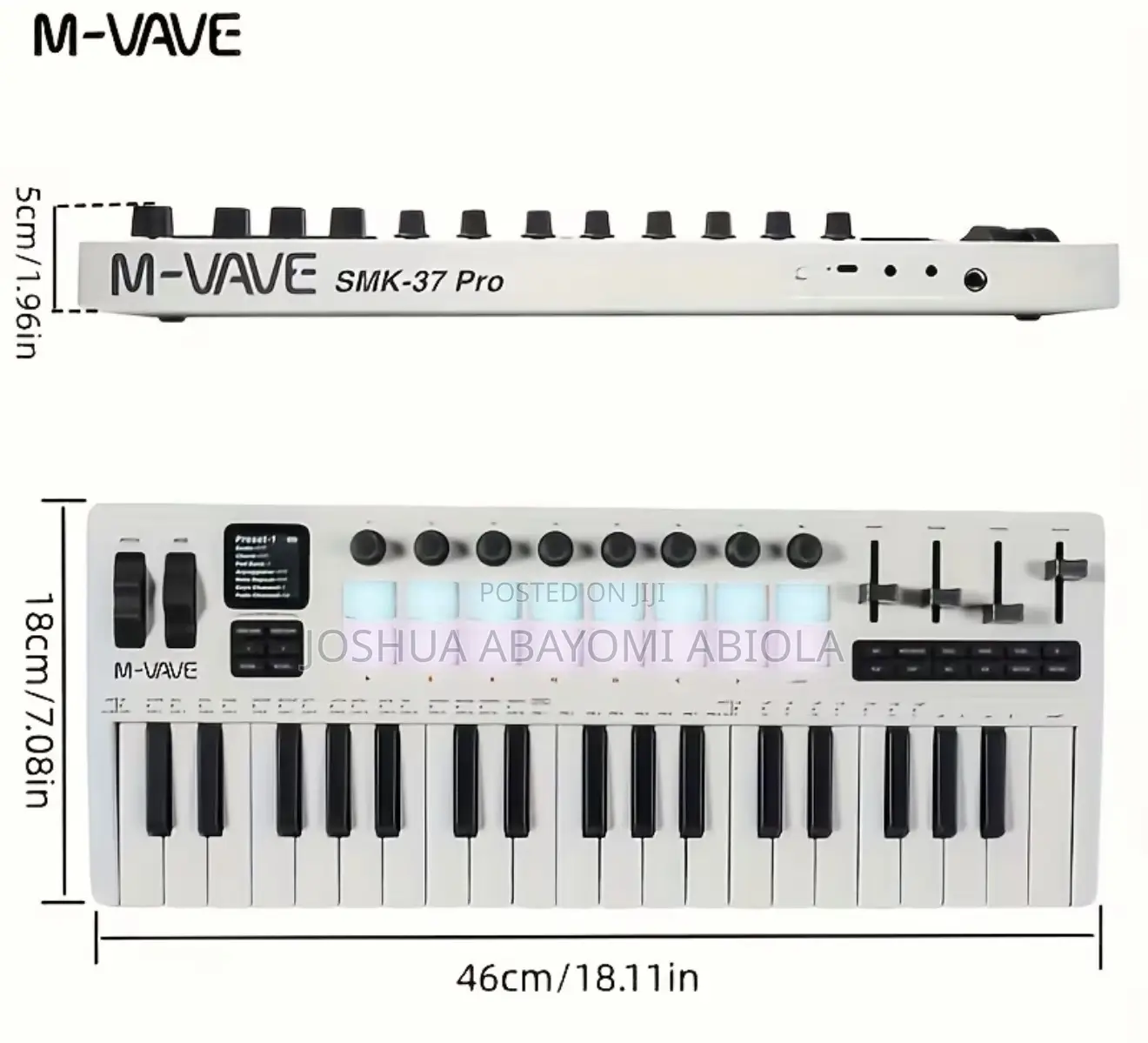 M-Vave MIDI Keyboard SMK - 37 PRO Controller