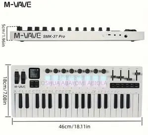M-Vave MIDI Keyboard SMK - 37 PRO Controller