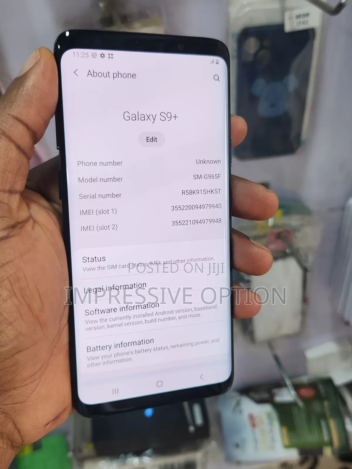 Samsung Galaxy S9 Plus 64 GB Black