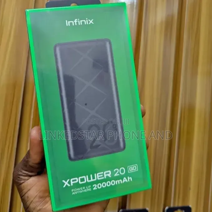 Infinix Power Bank 20000mAh 15W Fast Charging Type-C