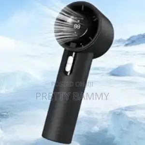 Rechargeable Hand Fan Black