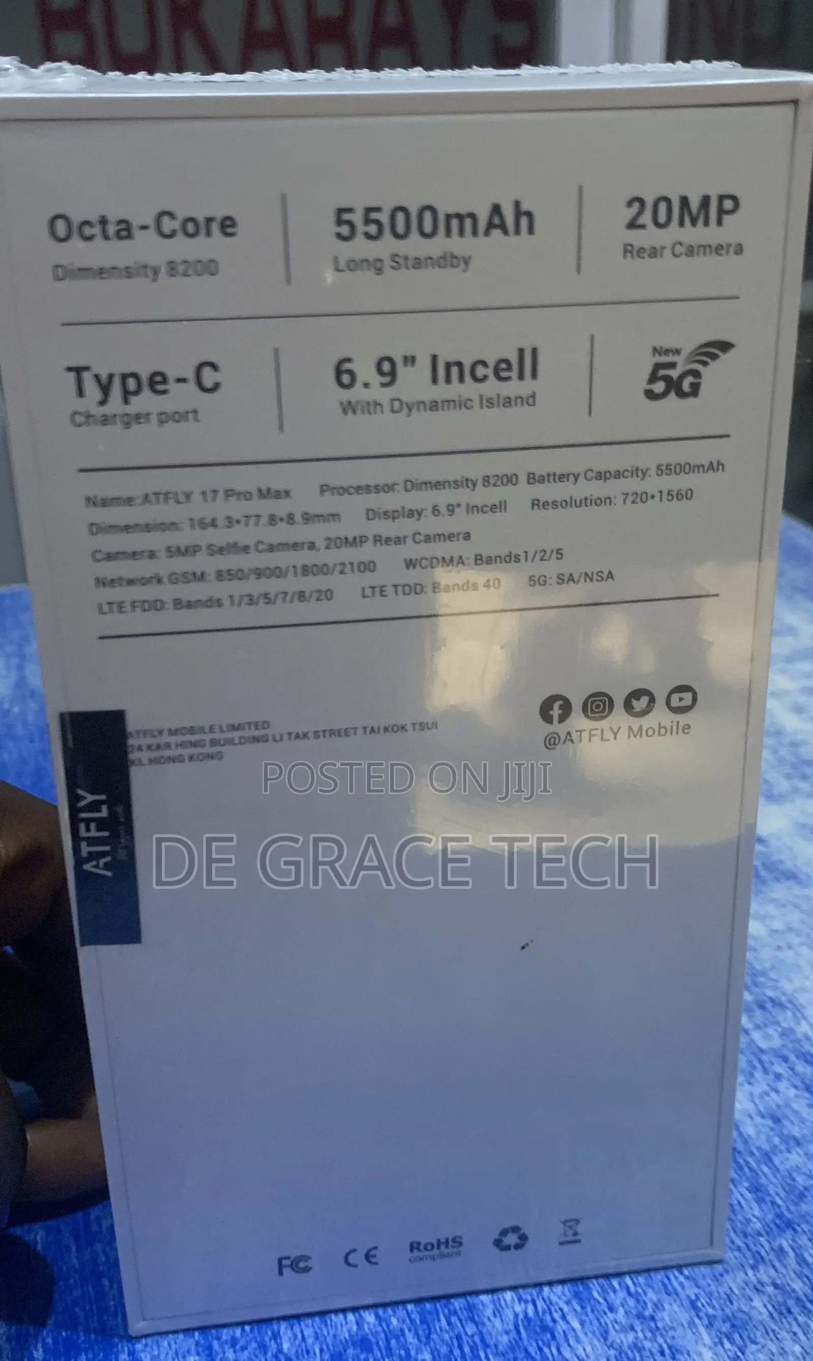 New Mobile Phone 128 GB Black
