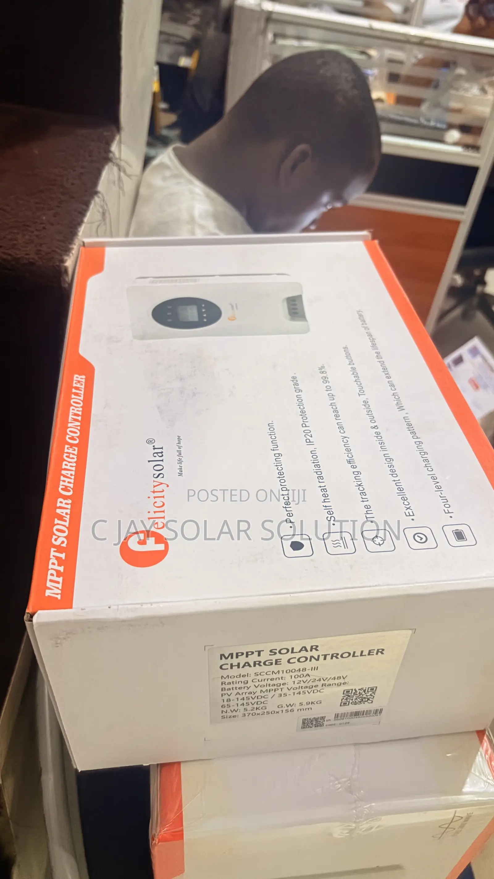 Felicity 100A MPPT Solar Charge Controller SCCM10048 III