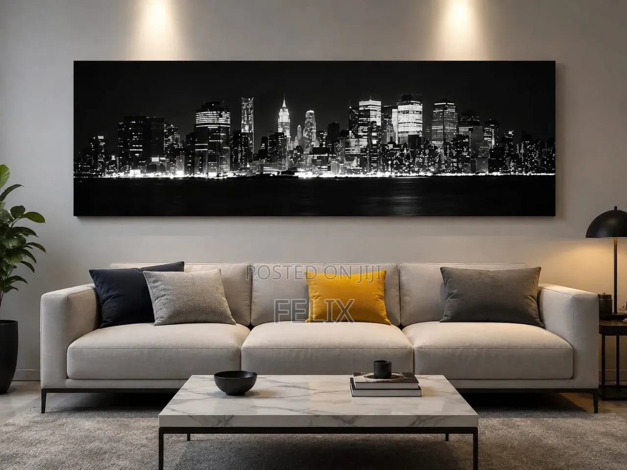 L Shaped Fabric Sofa but U Can Get Any Shape
