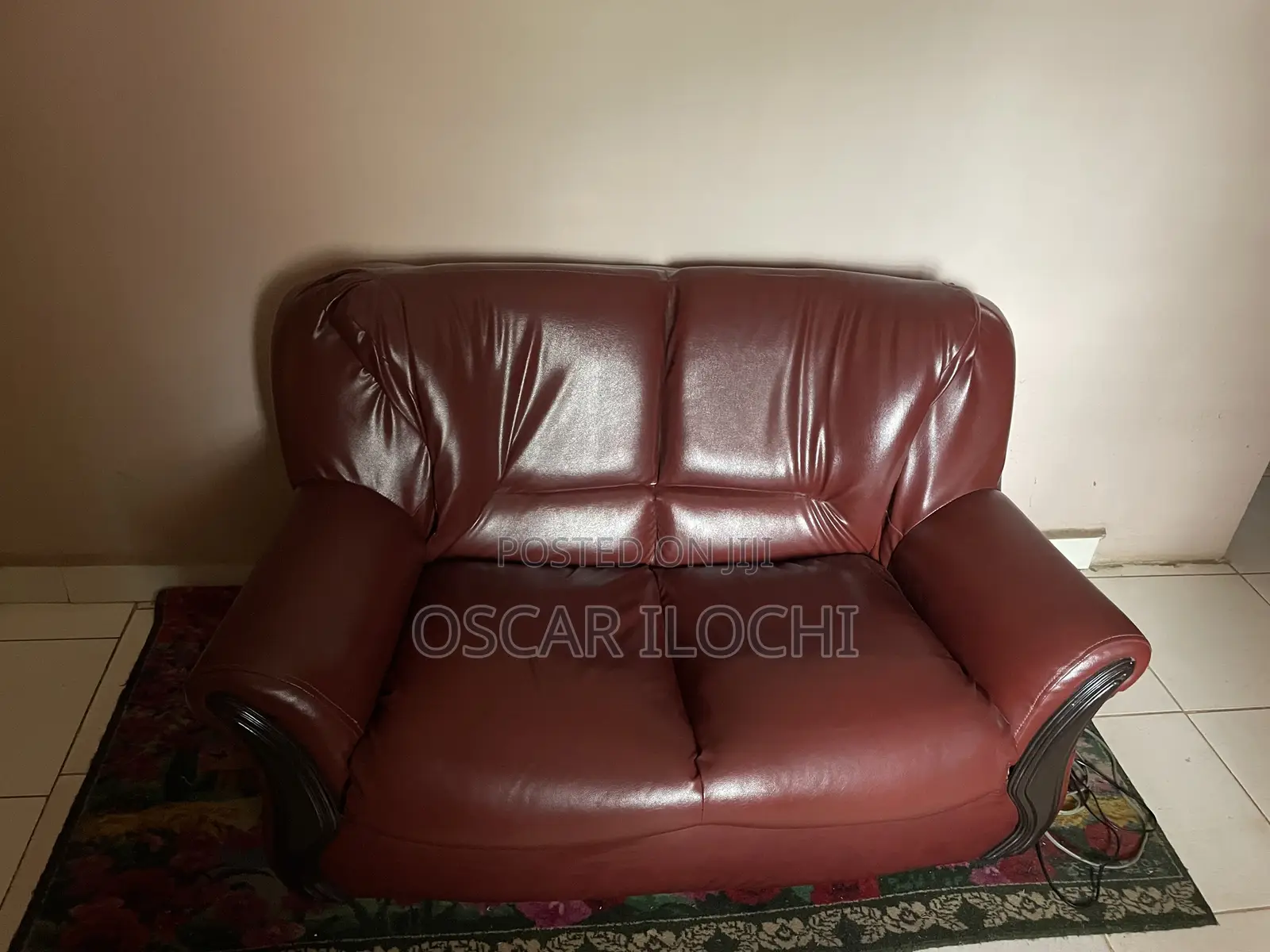 2 Seater Leather Sofa