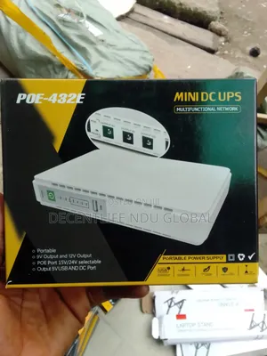 ROUTER POWER BANK POE 10,400 mAh Mini Dc Ups