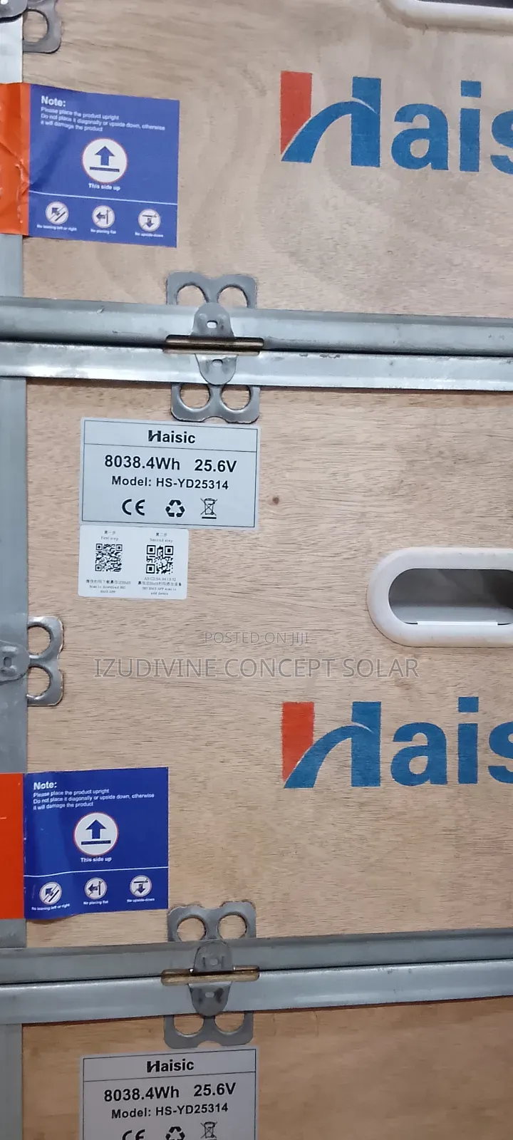 8kwh 24v White Haisic Lithium Battery