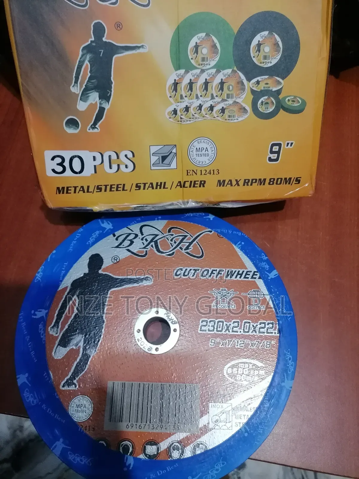 9" BKH Cutting Disc