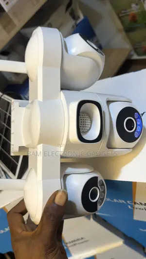 OKAM 3-Lens 4G Solar CCTV Camera – Dual Solar Panel!