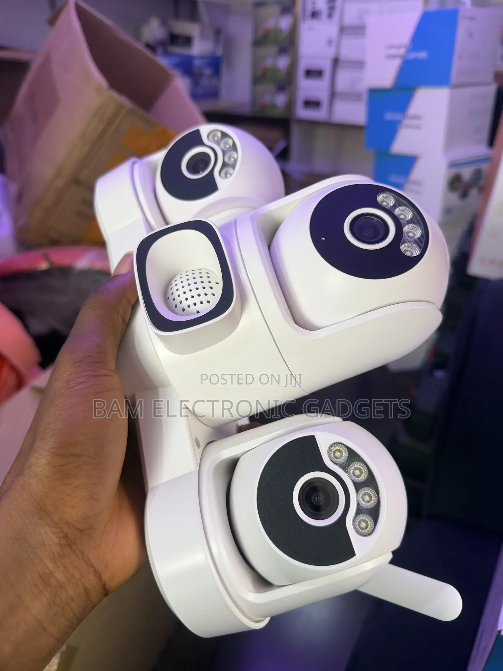 OKAM 3-Lens 4G Solar CCTV Camera – Dual Solar Panel!