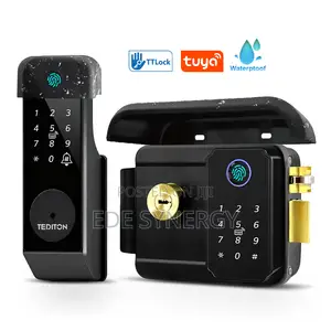 Tuya Gate Lock With App Fingerprint and Code for Outdoor Use