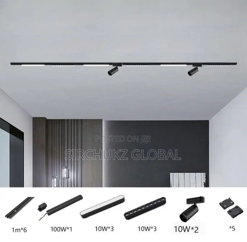 Magnetic Track Lights and Rail