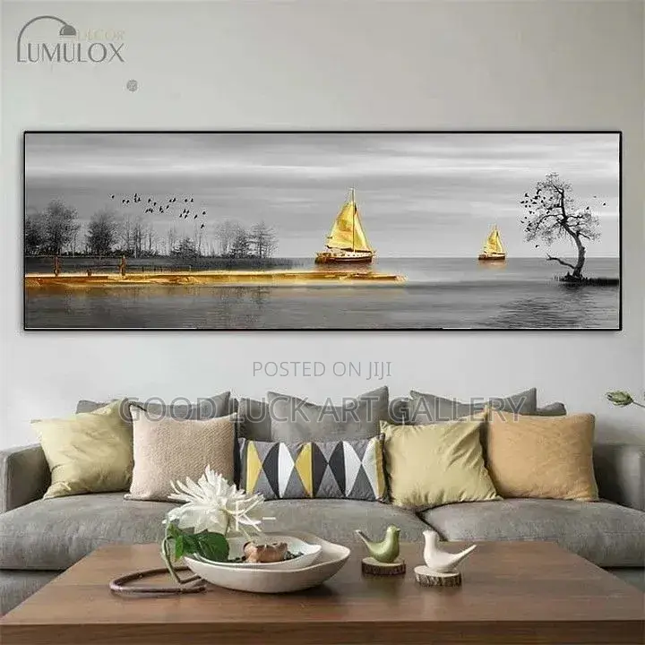 Abstract White Feather Wall Art