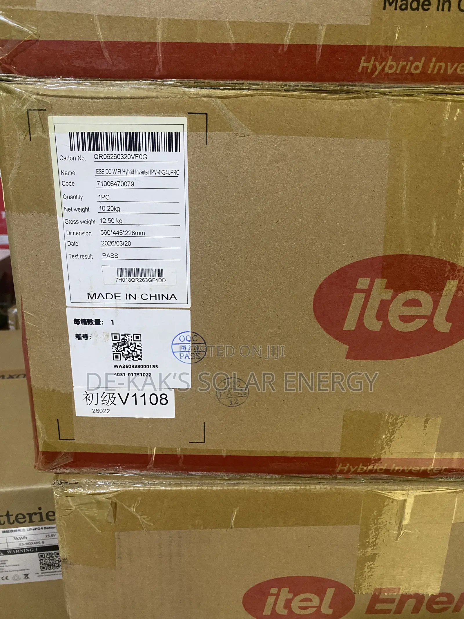Itel 4kva Hybrid Inverter