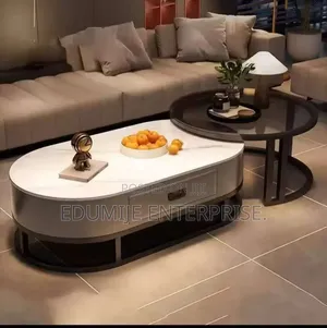 A+B Marble Glass Luxury Center Table
