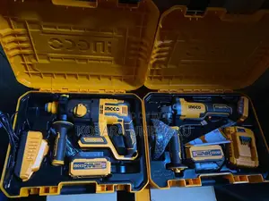 Ingco Combo Set Rotary Hammer Grinder 20v