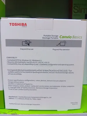 Toshiba Hard Drive Case