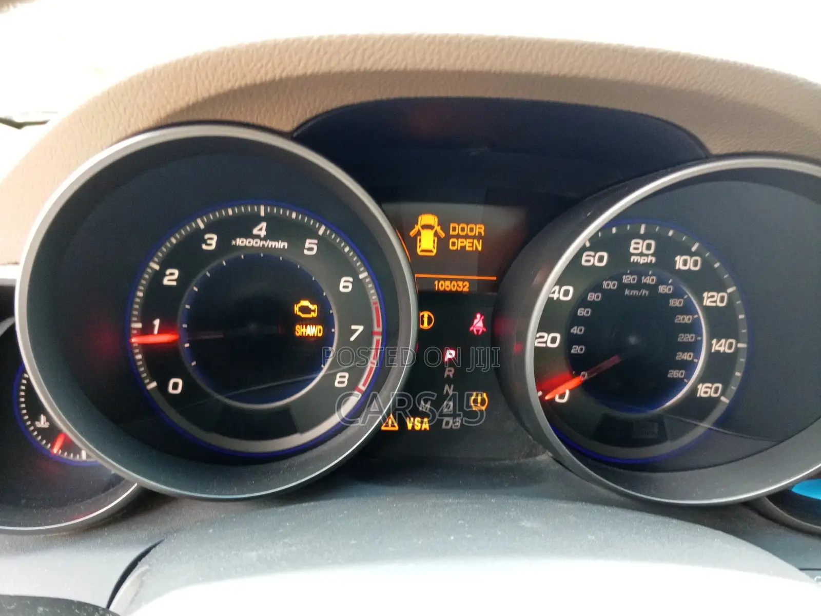 Acura MDX 2008 Red