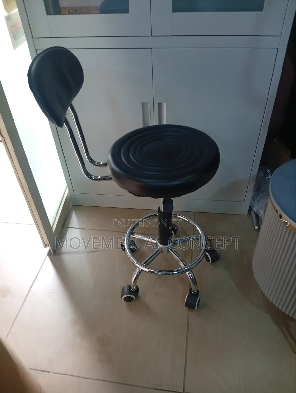 Bar Stool With Rolling Tyres