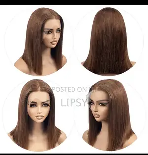 30.28cm Chocolate Brown Frontal Short Bob Wig