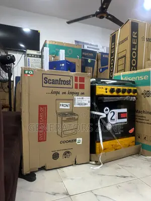 Scanfrost 60x60 4 Burner Gas Cooker for Nigerian Kitchens