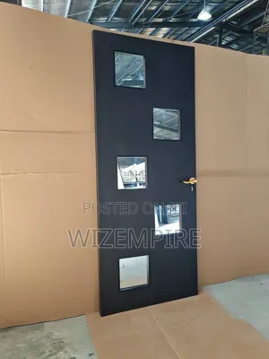 Black Kitchen Doors With Glass Available
