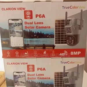 V380 P6a Dual Lens Solar Camera 4g