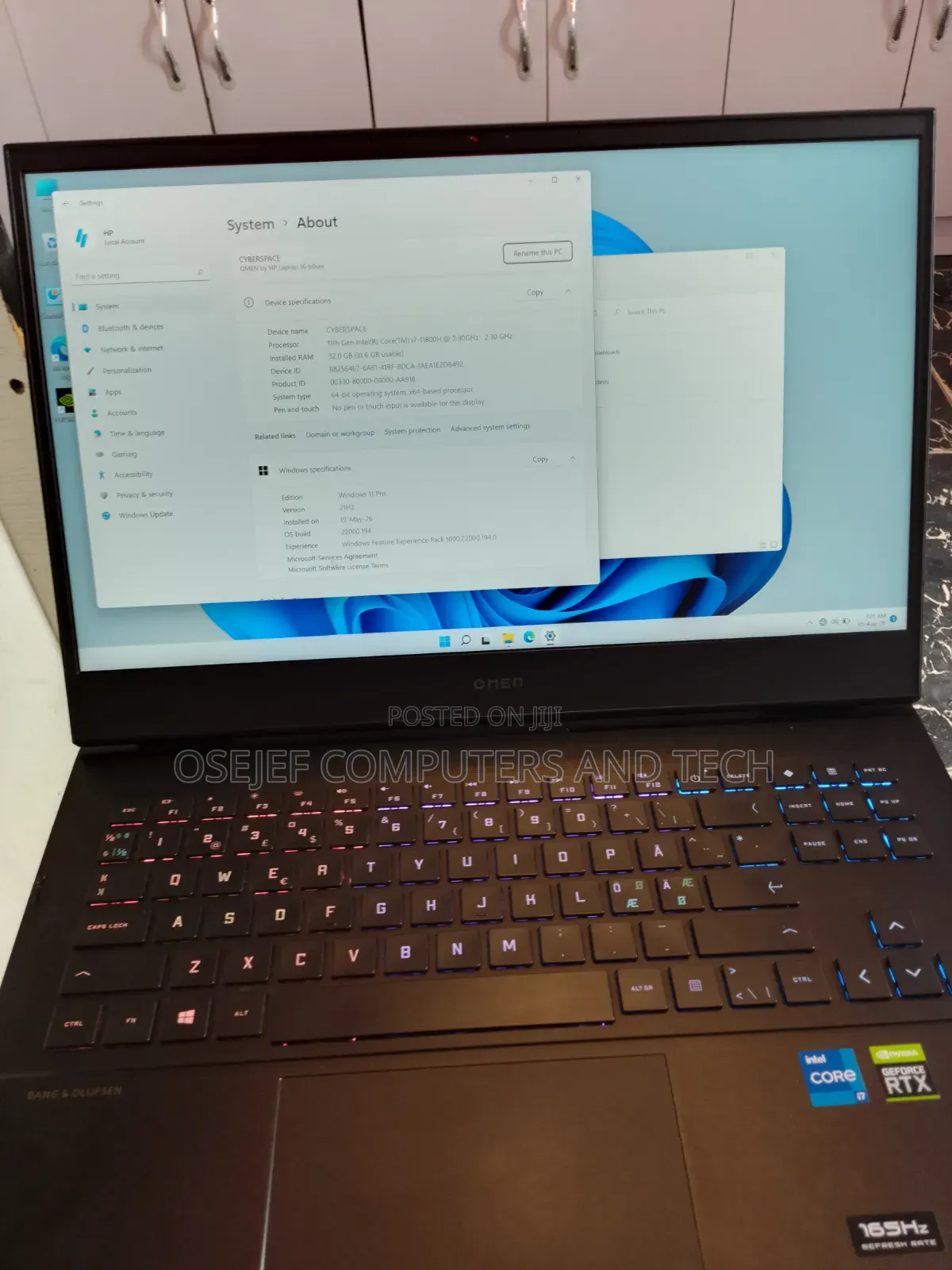 Laptop HP 32GB Intel Core i7 SSD 1T