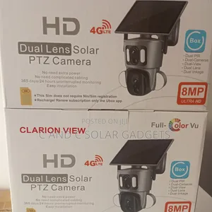 Ubox Dual Lens Solar Camera 4g
