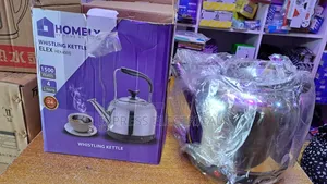 HOMELY 4L 1500W Stainless Steel Whistling Electric