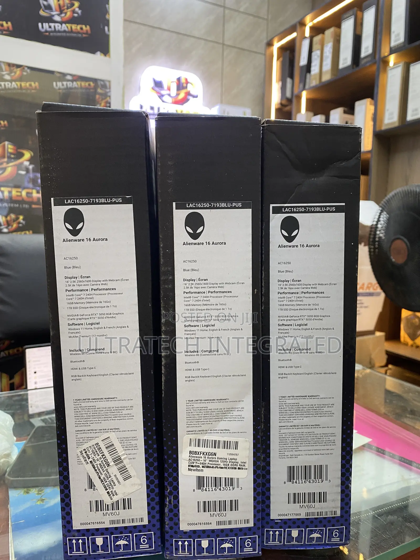 New Laptop Alienware 16 Aurora 16GB Intel Core 7 SSD 1T