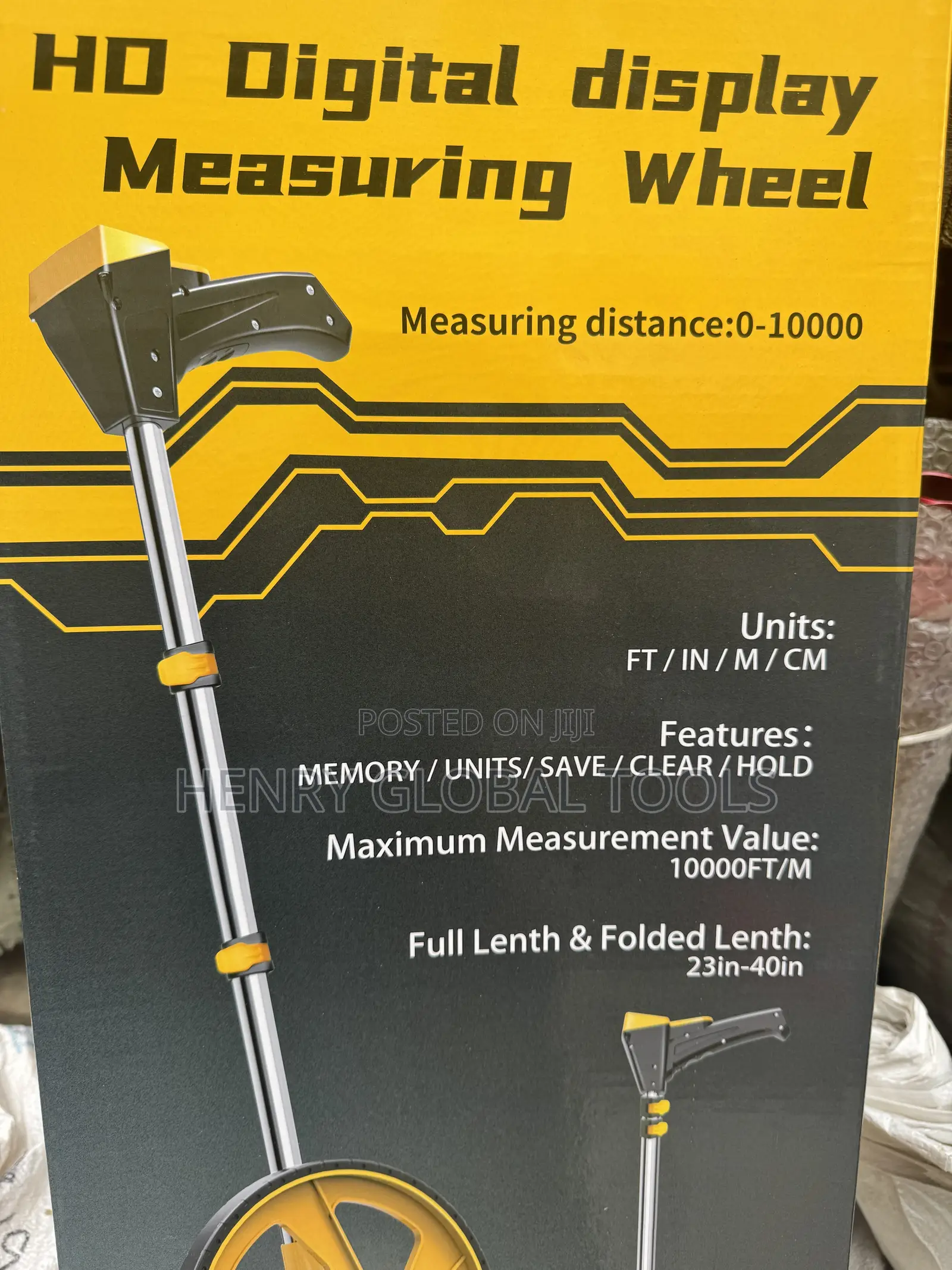 10000ft/M Digital HD Display Measuring Wheel