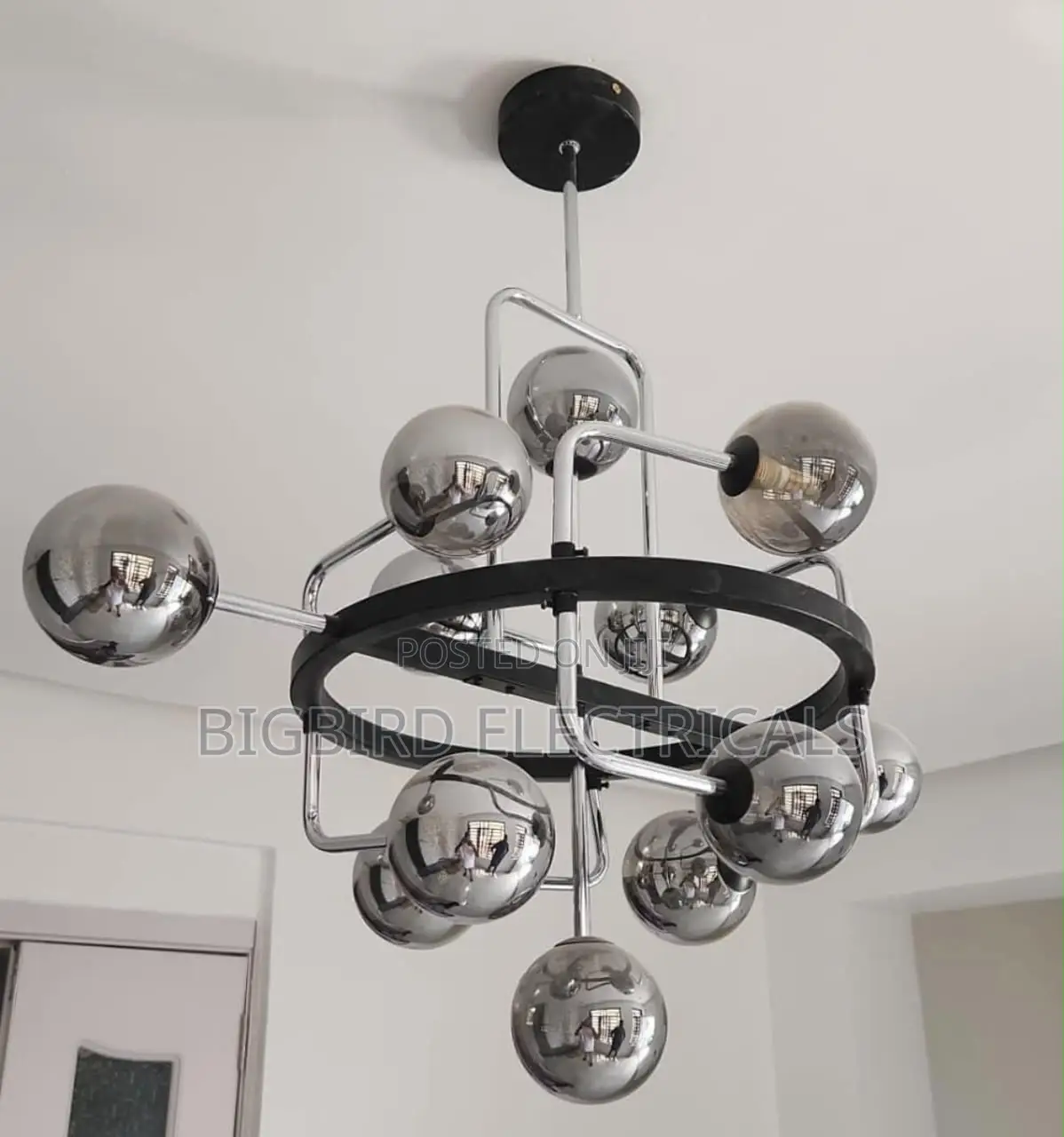 Luxury Modern Multi-Globe Chandelier