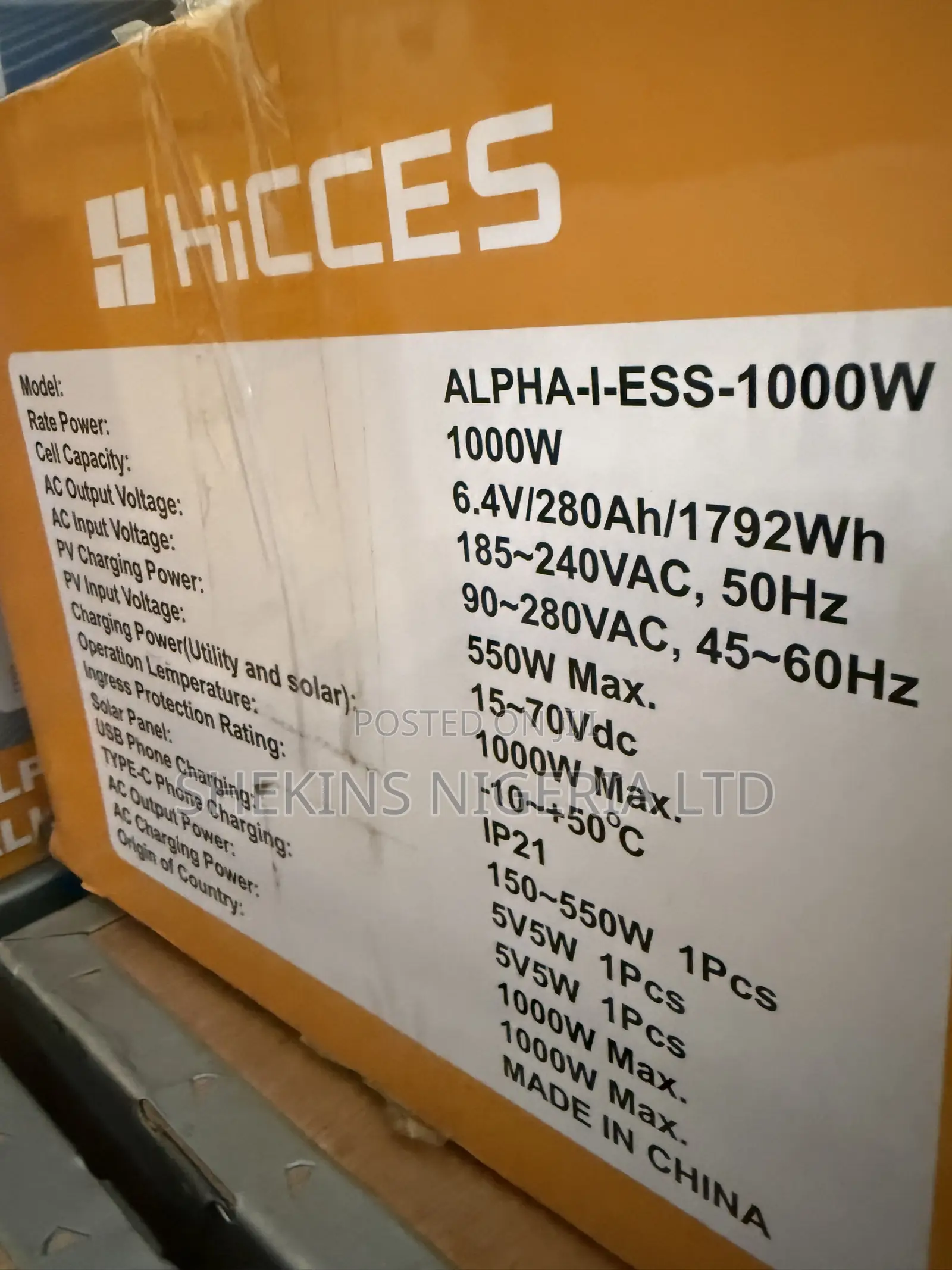 Hicces Solar Generator