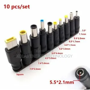 10pcs Universal Laptop Charger Connectors
