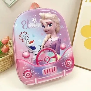 3D Hard Shell Frozen Backpack for Girls - Early Learners