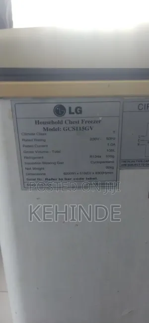 Used LG Chest Freezer
