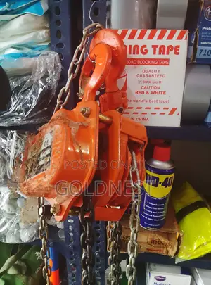 Heavy-Duty Orange Manual Chain Block Hoist