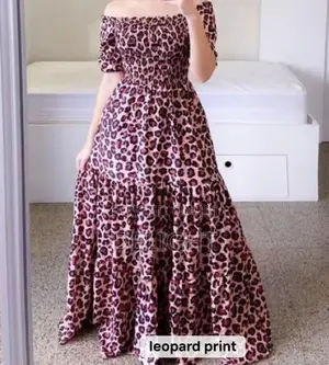 Off Shoulder Floor Length Maxi Dress