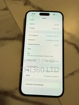 Apple iPhone 15 Plus 128 GB Black