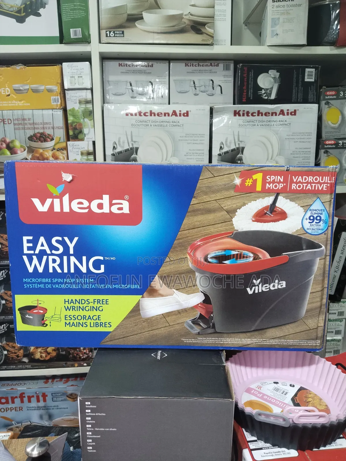 Vileda Easy Wring 1 Spin Mop Bucket System