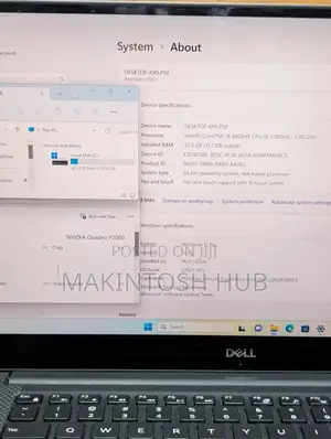 Laptop Dell Precision 5530 32GB Intel Core i9 SSD 512GB