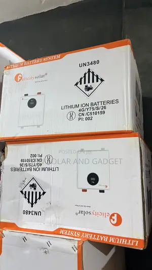 Original 7.5kwh 24v Felicity Solar Lithium Ion Battery Good Quality